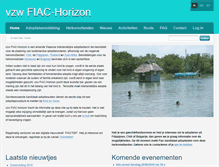 Tablet Screenshot of fiac-vzw.be